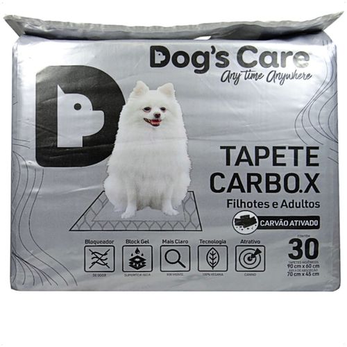 TAPETE HIGIÊNICO CARBO.X DOGS CARE PARA CÃES COM 30 UNIDADES 90CM X 60CM TAPETE HIGIÊNICO CARBO.X DOGS CARE PARA CÃES COM 30 UNIDADES 90CM X 60CM